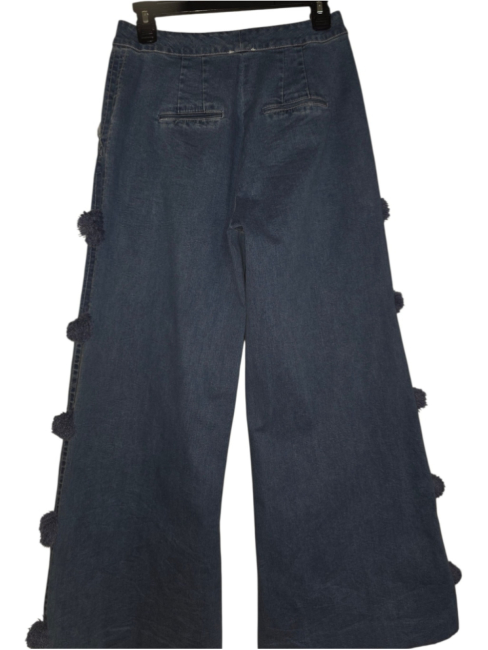 Women's Hope for Flowers by Tracy Reese Wide Leg Jeans, Size XS Blue - Picture 2 of 7